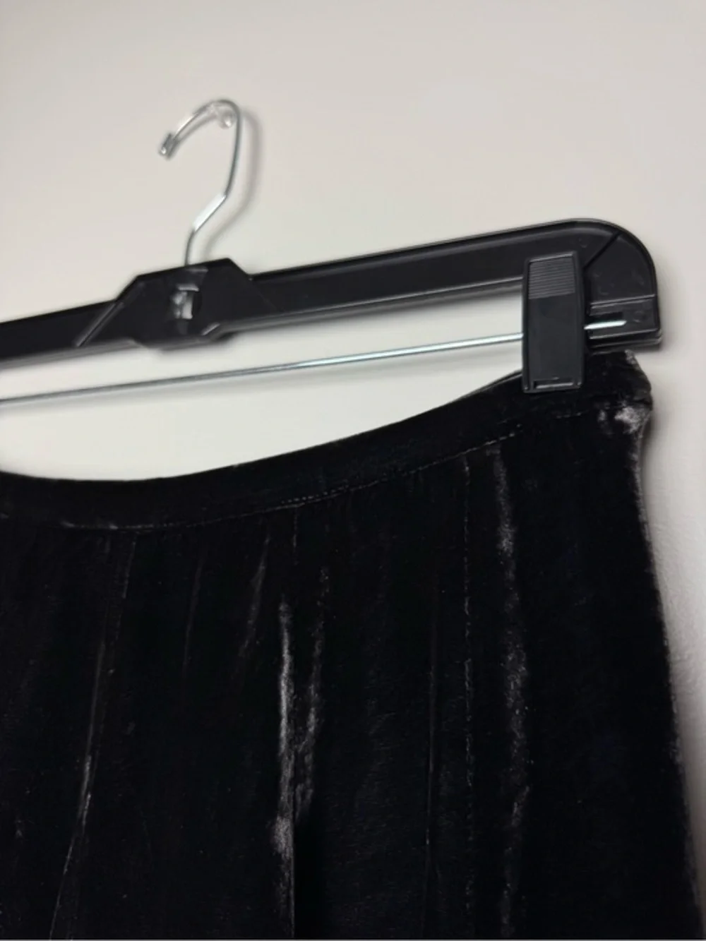 Jigsaw Black Velvet Maxi Skirt